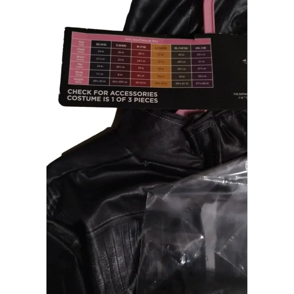DC The Batman Selina Kyle 3 Piece Girls Costume Size Large 10 12 Rubies Netflix
